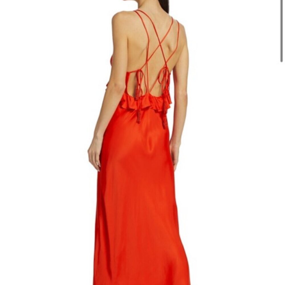 Farm Rio Red Spaghetti Strap Dress - Size XL - Picture 2 of 8